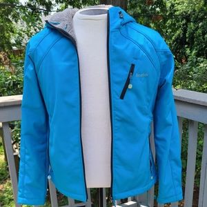 Reebok Zip Up Athletic Blue Jacket S